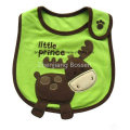 OEM Produce de conception personnalisée Applique brodée Baby Cotton Baby Bib